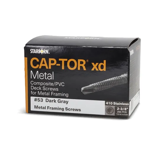 Starborn CAP-TOR xd Deck Screws for Metal Framing