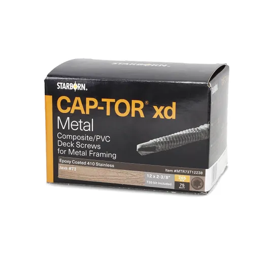 Starborn CAP-TOR xd Deck Screws for Metal Framing