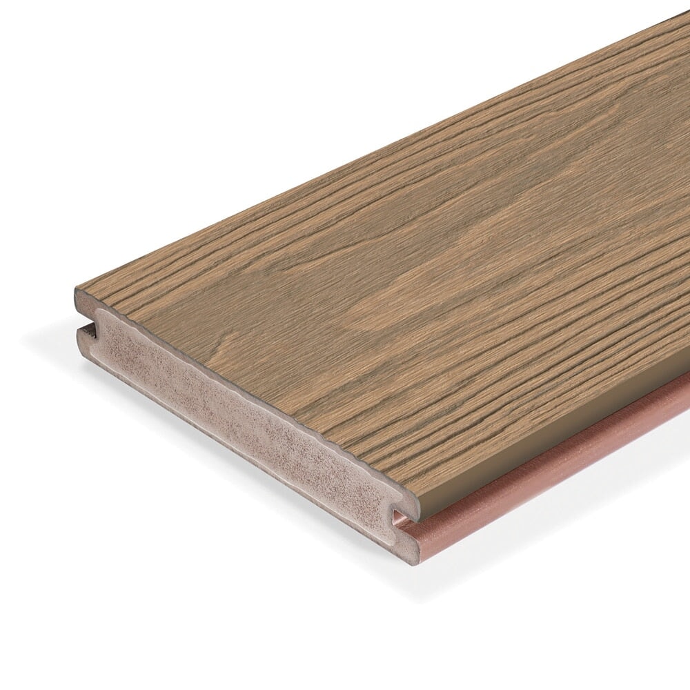 Apex Plus Himalayan Cedar Decking Eva-Last 12ft Grooved
