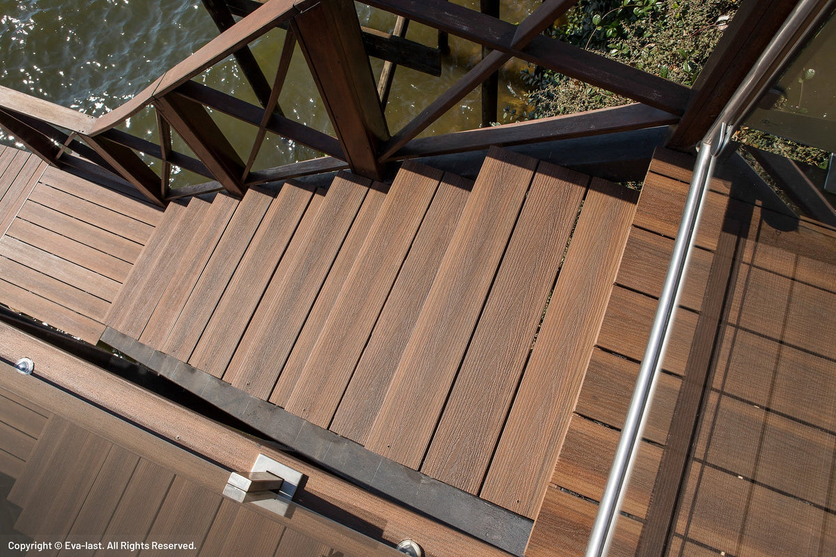 Oasis Riser Eva-Last Infinity I-Series Composite Fascia/Riser (Oasis Palm) – Deck Deals