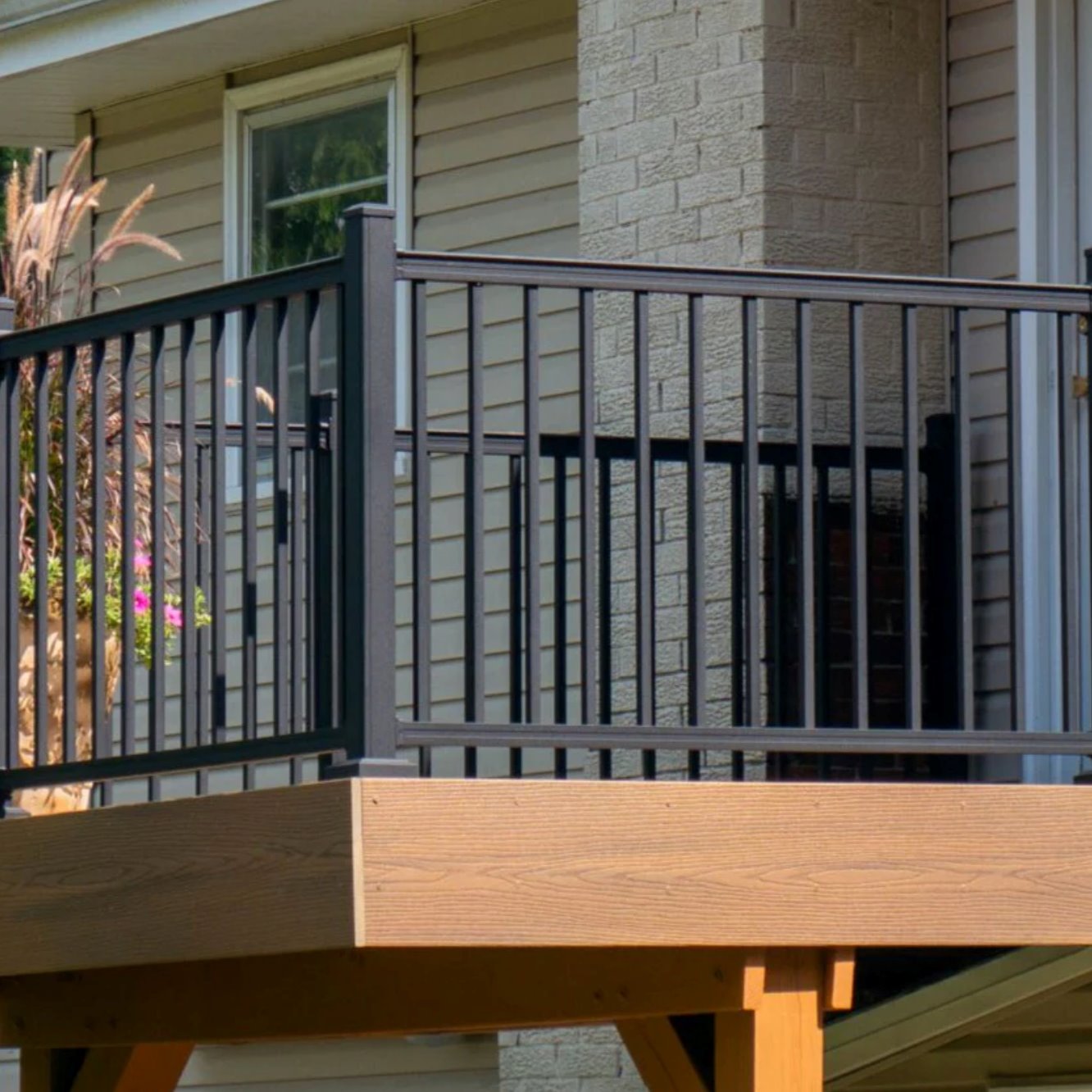 Jam Advantage 36in Aluminum Level Railing Kit jam level rail kit Custom Craft Distribution 
