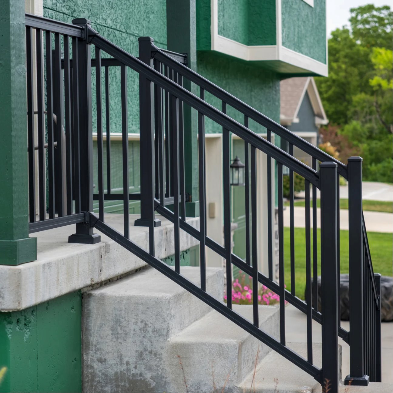 Jam Advantage Aluminum Stair Railing Kit jam stair rail kit Custom Craft Distribution 