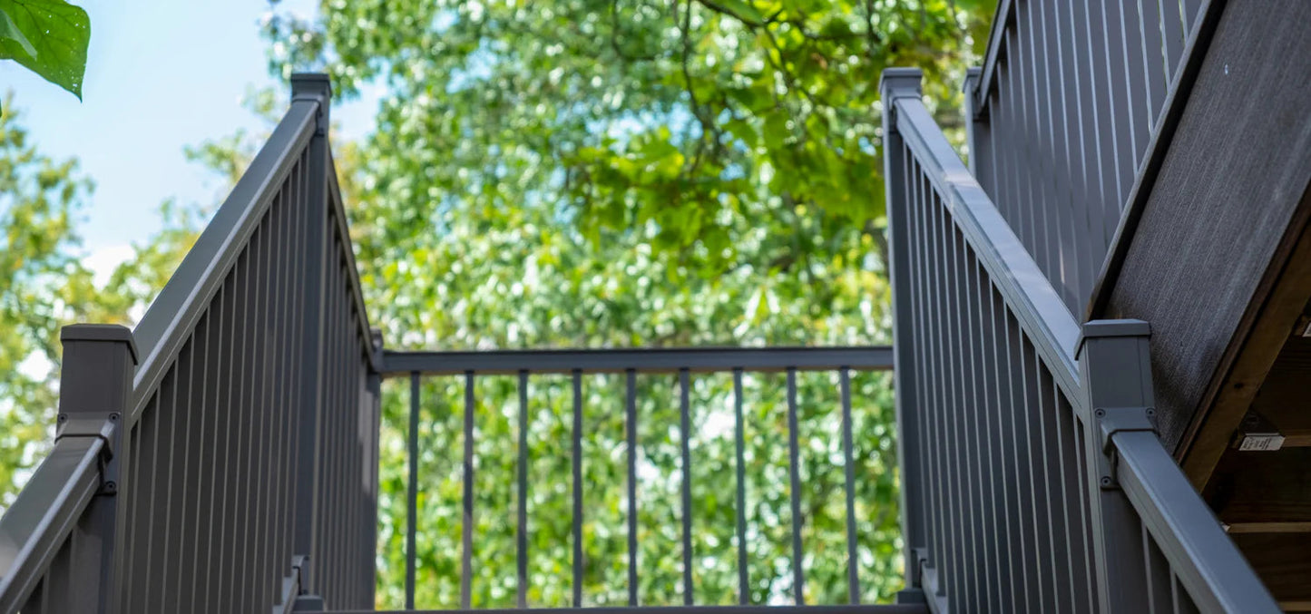 Jam Advantage Aluminum Stair Railing Kit jam stair rail kit Custom Craft Distribution 