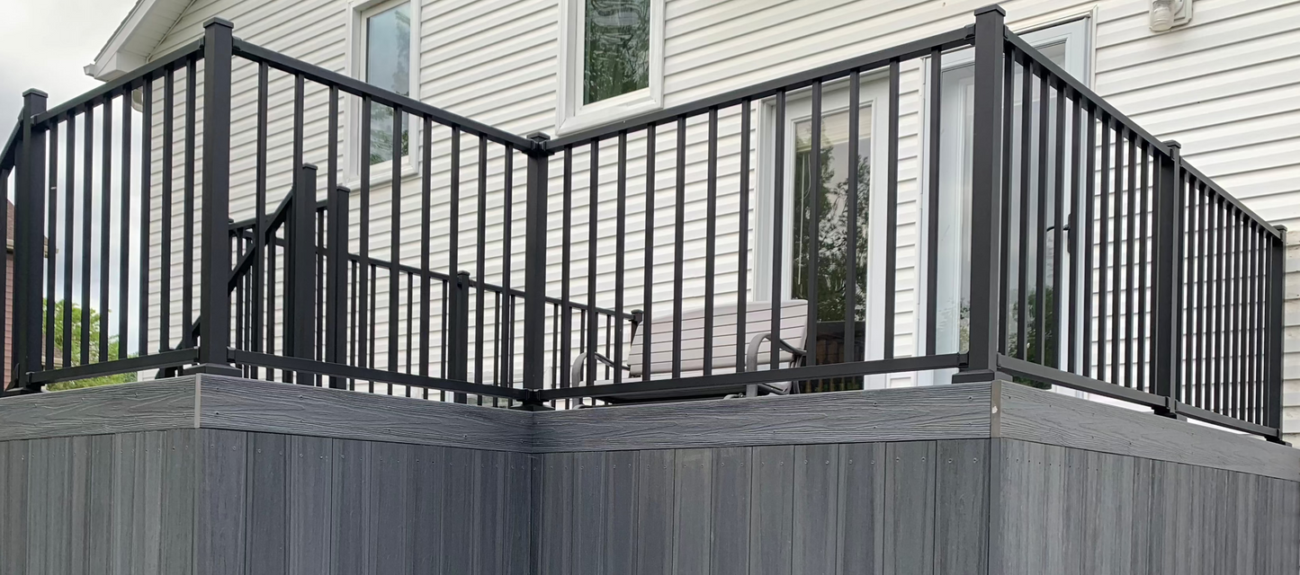 Westbury Tuscany Level Rail Kit westbury level rail kit 84 Lumber 